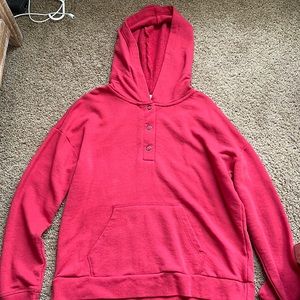 Pink Rose Red Hoodie